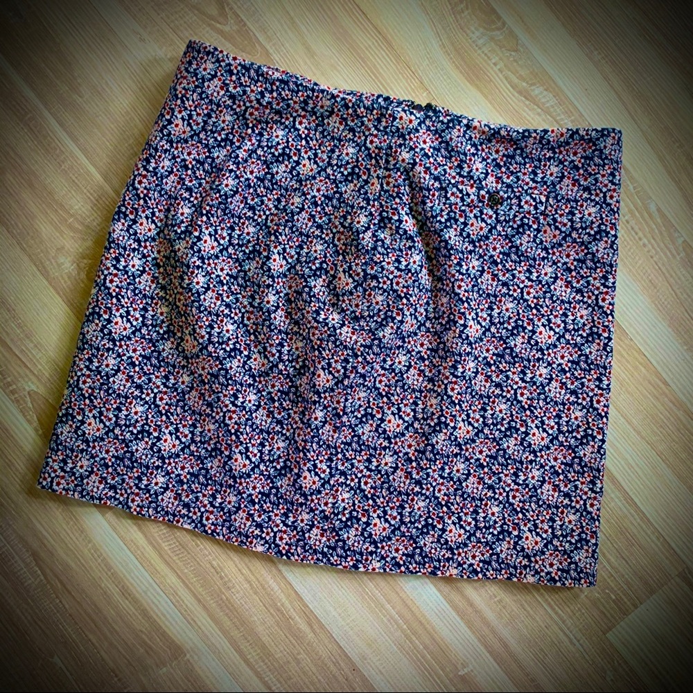 Banana Republic Floral Mini Skirt Size 12